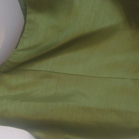 Beautiful Olive green 3 quarter blazer jacket and Tank  22W - Picture 5 of 9